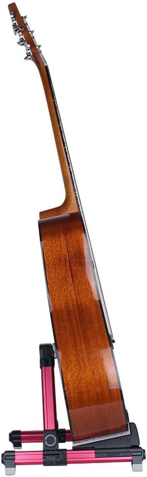 ENO MUSIC Folding Acoustic Guitar Stand, Suitable for Electric Guitars, Bass Guitars