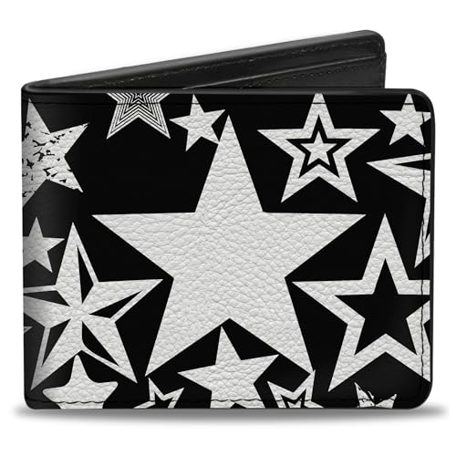 Buckle-Down Men's Wallet, Bifold, Stargazer Black White, Vegan Leather, Multi, 4.0