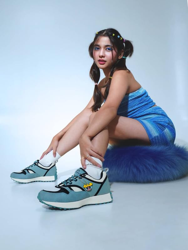 Image of Bacca Bucci Powerpuff Girls Women Sneakers | Casual & Lifestyle Shoes - Blossom, Bubbles & Buttercup Edition