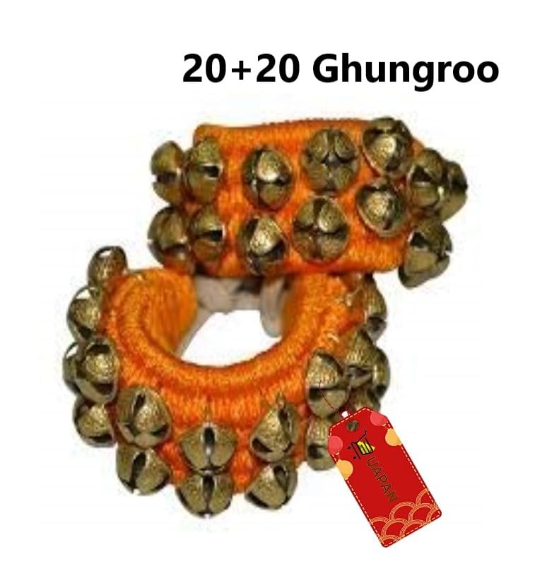 UAPAN MetalCraft Ghungroo Yellow Pad 2 Line, Ghungru 2 Line Yellow Pad, Yellow Pad Ghungroo 2 Line - Image 2 thumbnail
