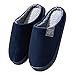 Uninevp Herren Hausschuhe Winter Pantoffeln Memory Foam Anti Rutsch Pantoffeln Hüttenschuhe Plüsch Warme Slippers Hausschuhe Haushalt Männer Drinnen Geschenk Für Männer