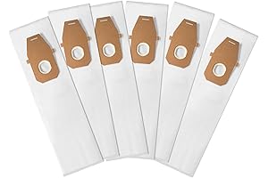 6 Pack Replacement AH10000 Type Q HEPA Vacuum Bags for Hoover Platinum Upright Vacuum