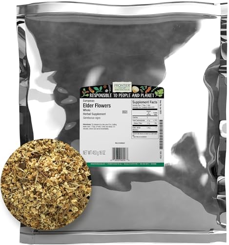 Frontier Co-op Whole Elder Flowers 1lb