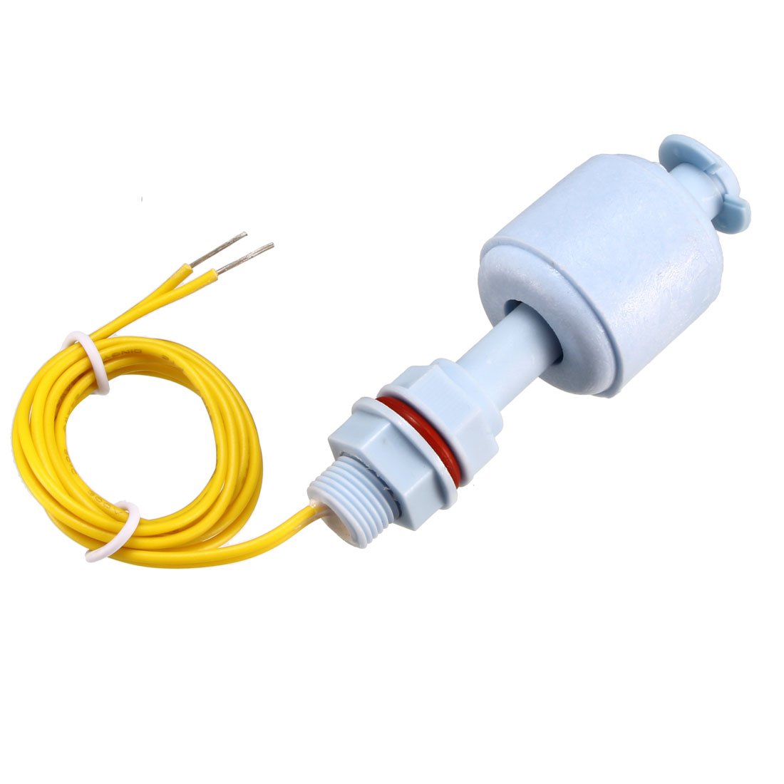 sourcing map PP Galleggiante Interruttore per Acqua Pompa M10 Serbatoio Liquido Acqua Livello Sensore 16- Pollici Cavo 2pz