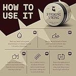 Striking Viking Beard Butter - Non-Greasy Moisturizer With Natural Ingredients (Vanilla, 4oz) - Keep Your Beard Hydrated and Refreshing - Image 3