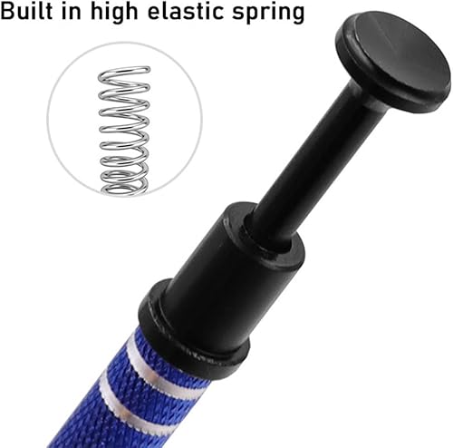 Miniatura 4 de 5 herramientas de recogida de acero inoxidable con 4 garras, 4 puntas, agarrador de chip IC para recolección de piezas pequeñas, soporte para