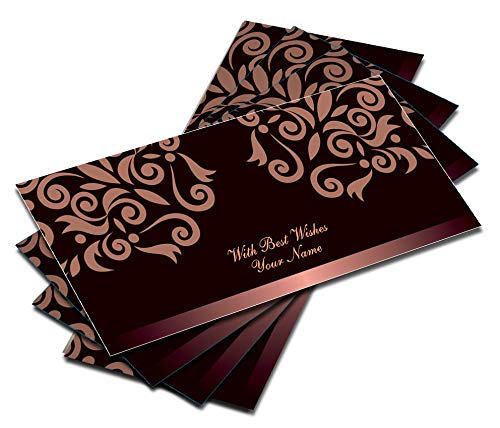 Image of Brown Cloud Customised Exclusive Shagun /Money /Gift Envelope /Cover /Lifafa for Gift /Festival with Personalized Text Message /Name /Photo (Pack of 10)