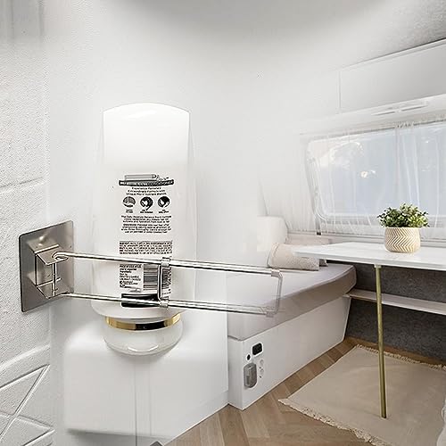 Image of 1 Pack RV Bathroom Corner Storage Bar Camper Travel Trailer Corner Storage Bar RV Accessories for Inside Shower Corner Storage Bar