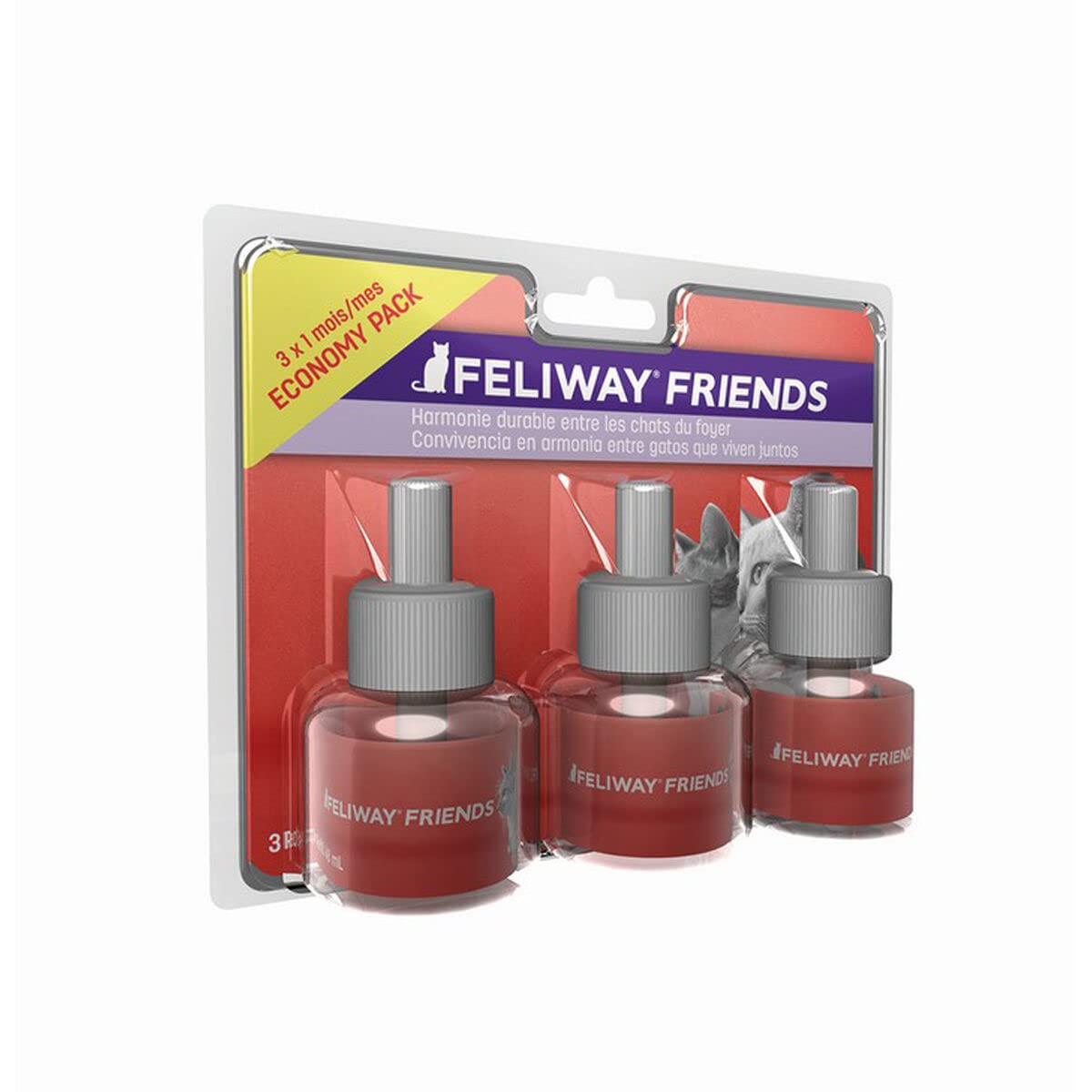 FELIWAY Friends Recharges Pour Diffuseur 3 x 48ml