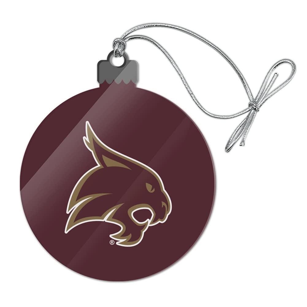 GRAPHICS & MORE Texas State University Logo Acrylic Christmas Tree Holiday Ornament