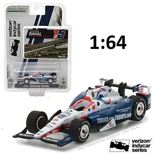 GREENLIGHT 10793 2017 #15 GRAHAM RAHAL SOLDIER STRONG INDY DIECAST CAR 1:64