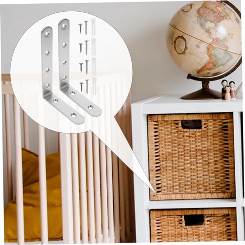 VICASKY 2 Unidades Kit anti-queda mini suportes cegos âncora de parede para móveis cômoda penteadeir