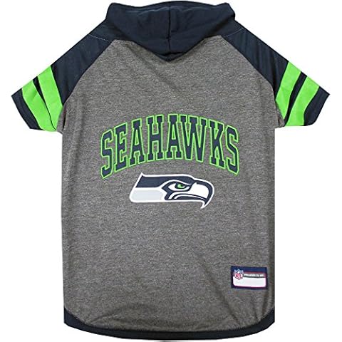 Pets First NFL Seattle Seahawks Dog Hoodie Cover