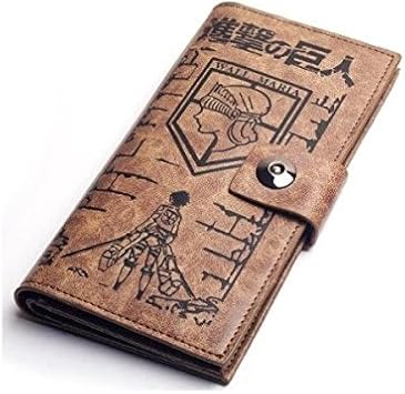 Amazon 進撃の巨人 財布 レザー 本革 アニメ キャラクター 長財布 カード23枚収納 アニメ 萌えグッズ 通販