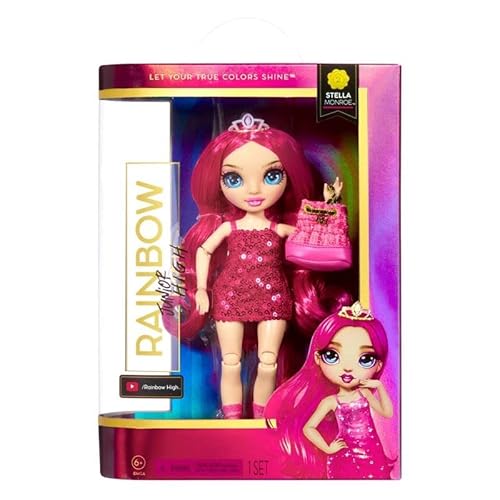 Rainbow High Junior High Fashion Doll with Accessories 9 Inch Collect All 6 Colors of The Rainbow (Stella Monroe)