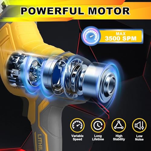 Image of Cordless Reciprocating Saw Compatible with Dewalt 20V MAX Battery, 0-3500 SPM, Variable Speed Trigger, One-Handed, Keyless Blade Clamp, Tool Only