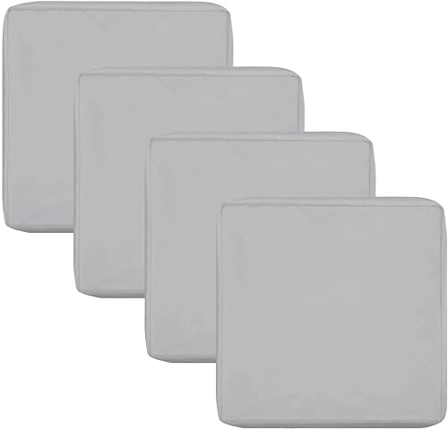 OutdoorLines Fundas de cojín de repuesto para asiento de patio, funda de cojín impermeable para muebles de exterior, funda de cojín antideslizante disponible en Yaxa Peru