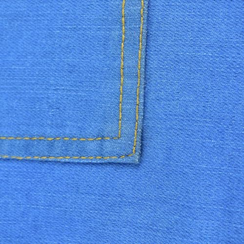 Autumn Women's Anklet Length Denim Skirts OL Cargo Skirts A-Line Stretch High Waist 4 Pockets Jean Skirts Casual Wearing Blue3