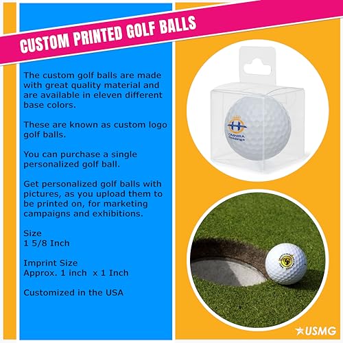 USMG Personalized Logo Golf Balls