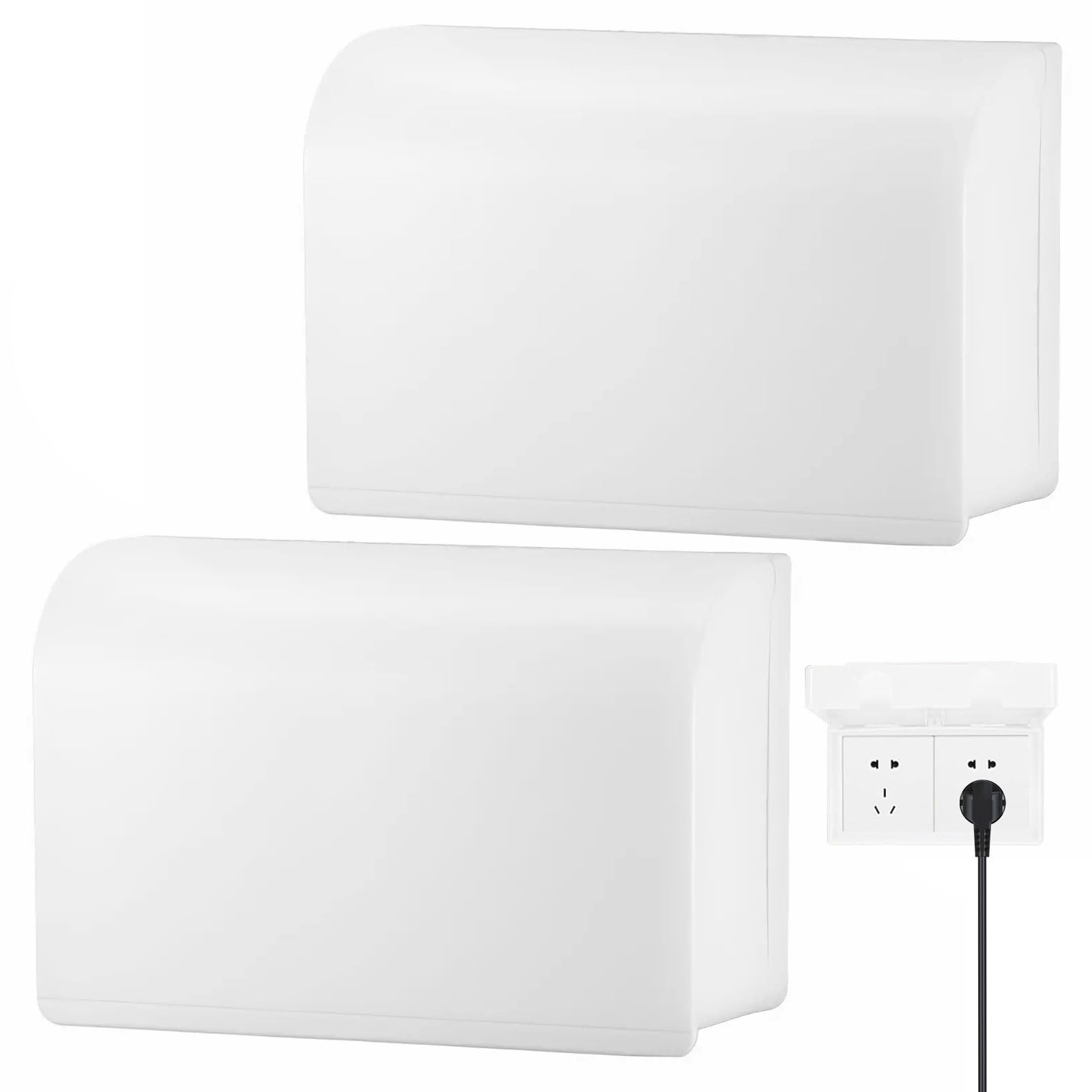 Plug Socket Covers UK, 2PCS Plug Covers for Sockets Baby Plug Socket Cover UK for Sockets & Switches