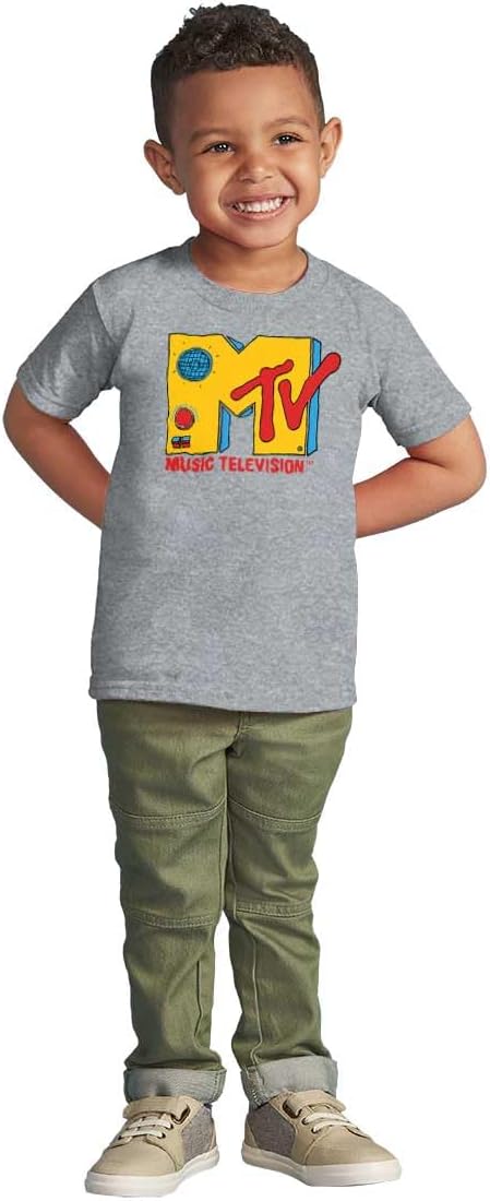 Retro Classic MTV Speaker Logo Toddler Boy Girl T Shirt