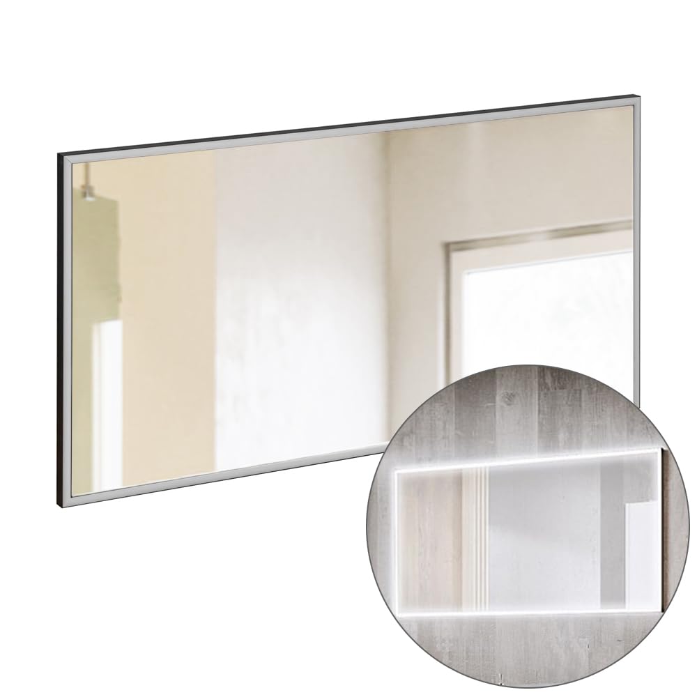 Lomadox Badezimmermöbel Badmöbel Komplett Set, matt schwarz Rillenoptik, 120cm Waschtisch mit Unterschrank, Keramik Waschbecken, LED-Spiegel, 2 Hochschränke, B/H/T 170/200/46 cm