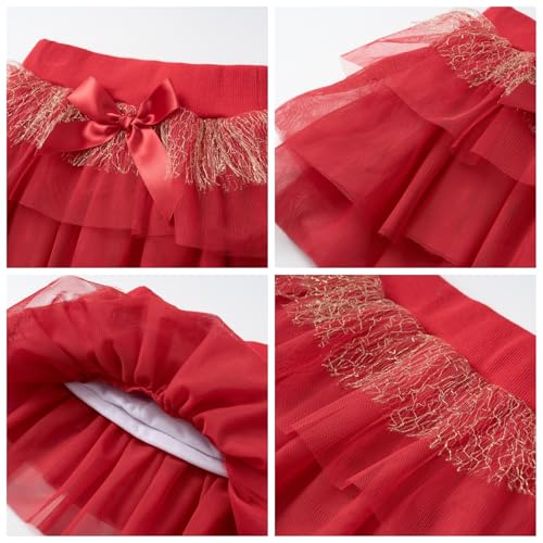 Image of Mud Kingdom Girls Tutu Skirt Set Cute 3D Flower 2 Piece Outfit