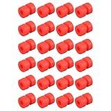 sourcing map RC Vibrationsschutz Gummi Bälle für RC F4 F7 Flugregler M2x5.6mm Stoßdämpfung Bälle (Rot) 24Pack