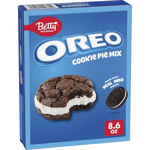 Betty Exclusives OREO Cookie Pie Mix, Baking Mix Made with Real OREO Cookie Pieces, 8.6 oz