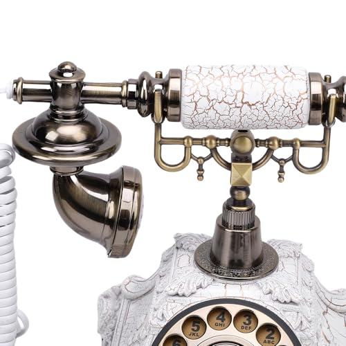 SENECESLI 32G -Kapazität Audio Gästebuch Telefon, Audio Gästebuch Telefon Customized Voice Message für Hochzeitsfeiern (White)