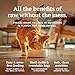 Feline Natural High Protein Dry Cat Food, Freeze-Dried Diet with 98% Meat, Organs & Seafood, No Peas, Grains, or Artificial Additives, Made in New Zealand, Beef & Hoki, 320g