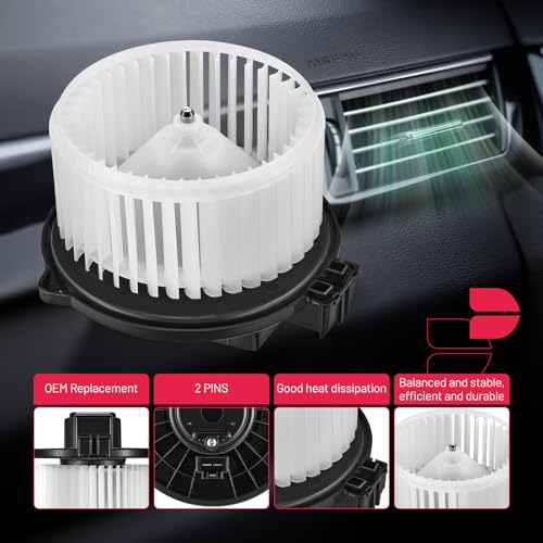 Image of BDFHYK AC Heater Blower Motor Fan 700228 Compatible with Lexus RX330 RX350 RX400h,Compatible with Toyota Sienna,Legacy Outback,CTS SRX STS,HVAC Blower Motor Assembly Replacement for 87103-08090