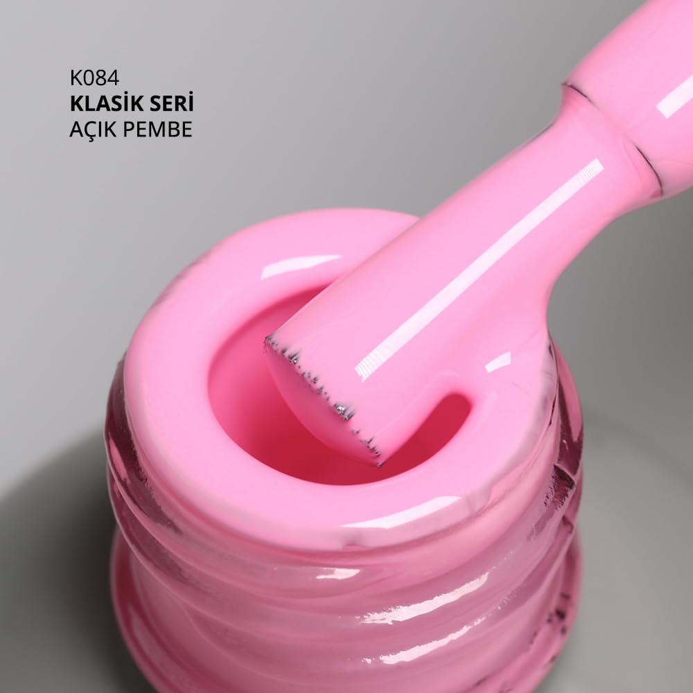 MOMO professional Kalıcı Oje K084 Pamuk Şekeri Pembesi 14 ml