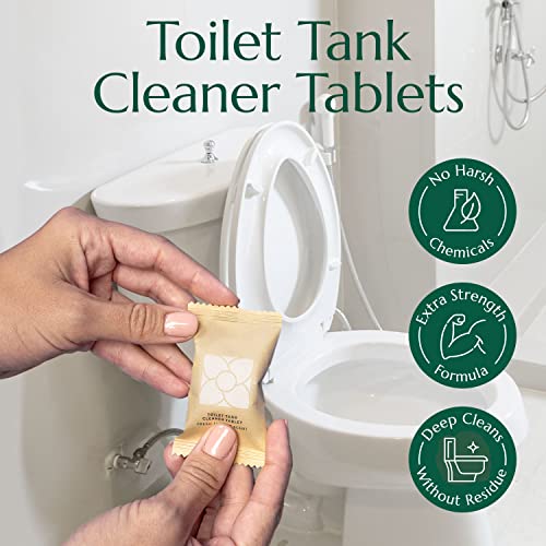 Cleanomic - Toilet Tank Cleaner Tablets (4 Pack) - Toilet Tablets For Tank, Toilet Cleaner Tablets, Toilet Cleaner Refill Pads, Toilet Bowl Cleaners, Household Toilet Cleaners #TOP2