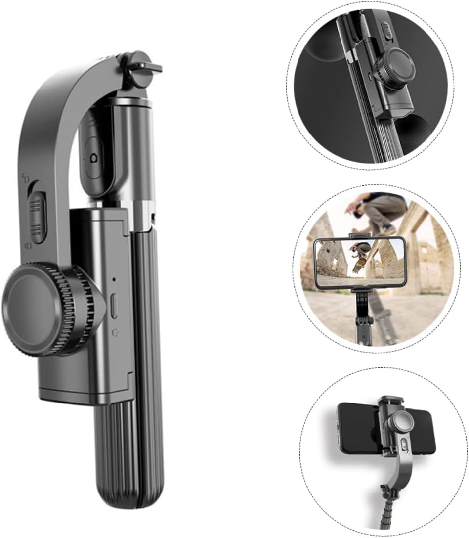 TEHAUX Stabilized Selfie Stick Universal Phone Stand Cellphone Gimbal Creative Mobile Holder Auto-Balance Easy to Carry