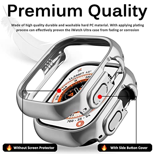 Miimall Compatible with Apple Watch Ultra 49mm Case, Hard PC Frame Bumper without Screen Protector - Image 3