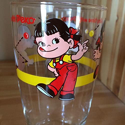 Amazon | 昭和レトロ 不二家 ペコちゃん ジャンボグラスセット 当時物