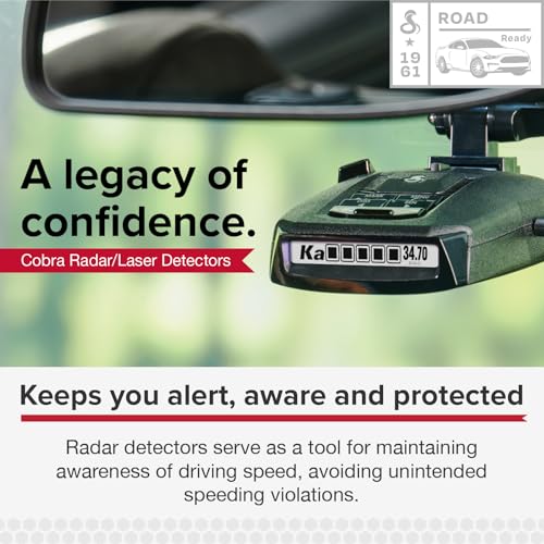 Cobra RAD 490i Laser Radar Detector – New Model with Long Range Detection, Bluetooth, Apple CarPlay and Android Auto Compatible, LaserEye Front and Rear Detection, DSP, Firmware Updatable - Image 3