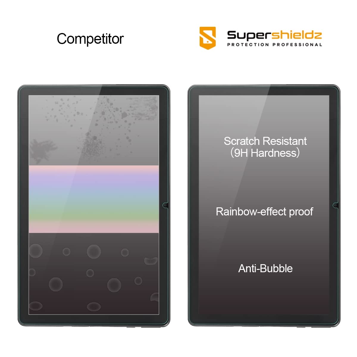 STAR- 3X Supershieldz Clear Screen Protector For Onn 10.1 Inch