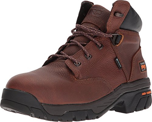 Image of Timberland PRO mens Helix 6 Inch Alloy Safety Toe Waterproof Industrial Work Boot