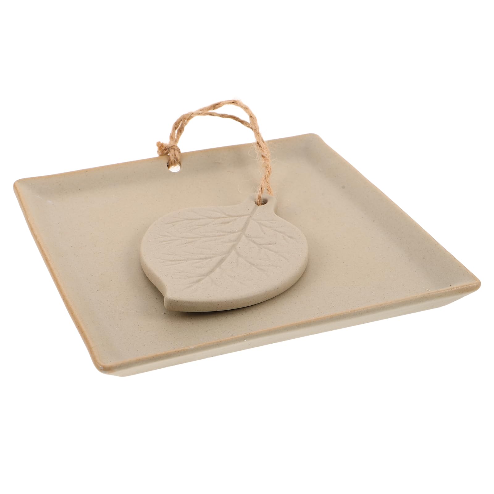Porte-serviettes céramique haut de gamme au motif feuille artistique pour réception
