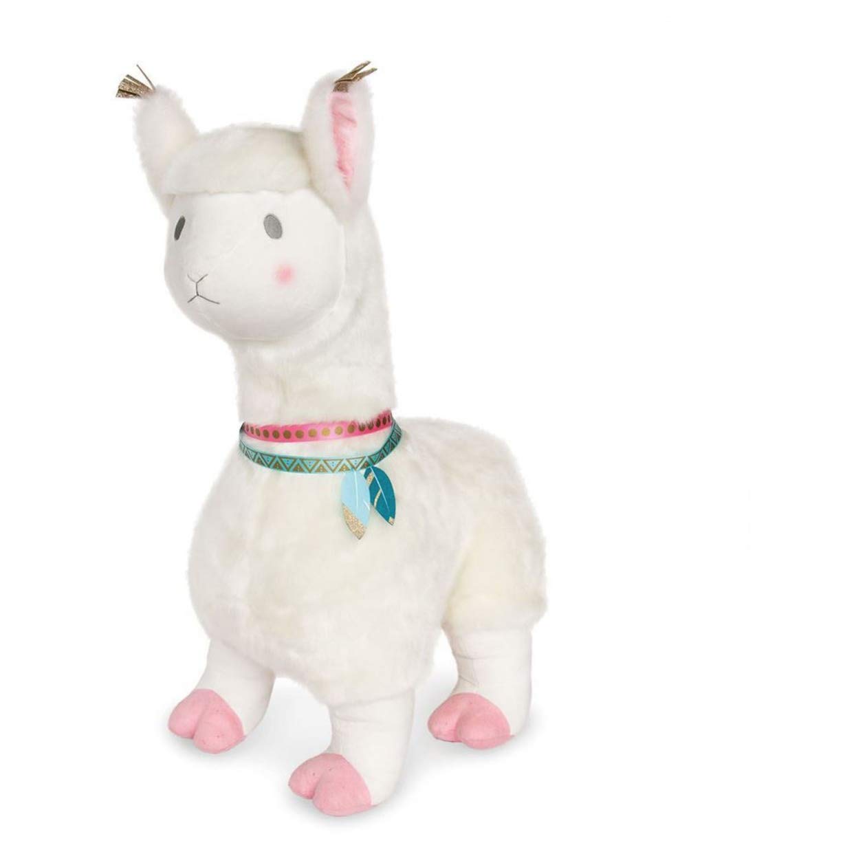 Histoire d'ours - Peluche Lama - Blanc - 85 cm - Cadeau Enfant - Je rêve ! - HO2804