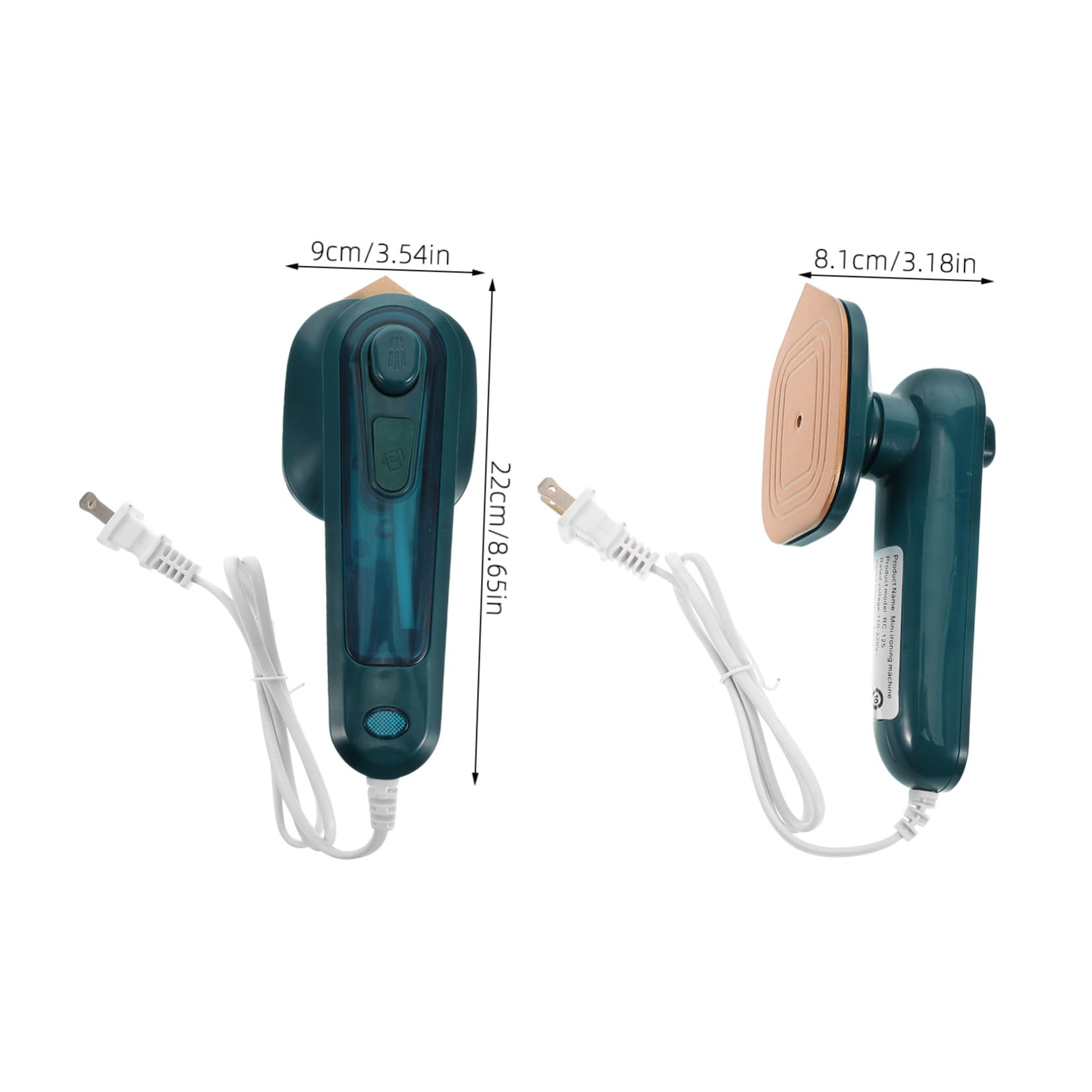 PRETYZOOM Handheld Iron for Clothes Compact Portable Travel Steam Iron Electric Mini Professional Steam Ironing Machine 220v Us