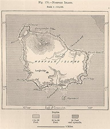 Norfolk Island Australia 15 Old Antique Vintage Map Printed Maps Of Australia Amazon Co Uk Home Kitchen Norfolk Island Australia 15 Old Antique Vintage Map Printed Maps Of Australia Amazon Co Uk Home Kitchen