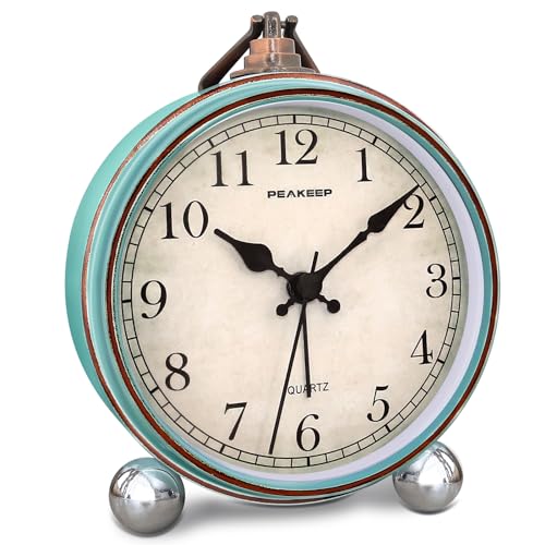 Silent Antique Retro Bedside Clock