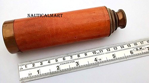 Telescopio Náutico De Latón 15 Pulgadas Estilo Antiguo miniatura 2