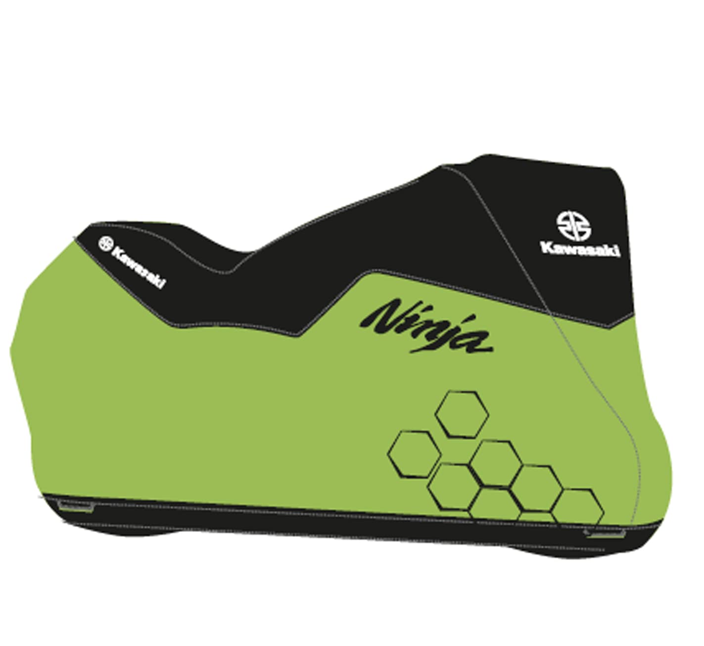 Kawasaki Ninja Outdoor Cover para moto, impermeable, ajuste universal, Gre: talla única