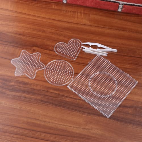 FAVOMOTO 42 Peças placas de miçangas kit de engomar ferramenta de contas de artesanato para crianças