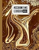  Accounting Ledger Book: Accounting Ledger for Bookkeeping, 6 Column Account Record Journal / Notebook, Financial Accounting for Women - Size 8.5\