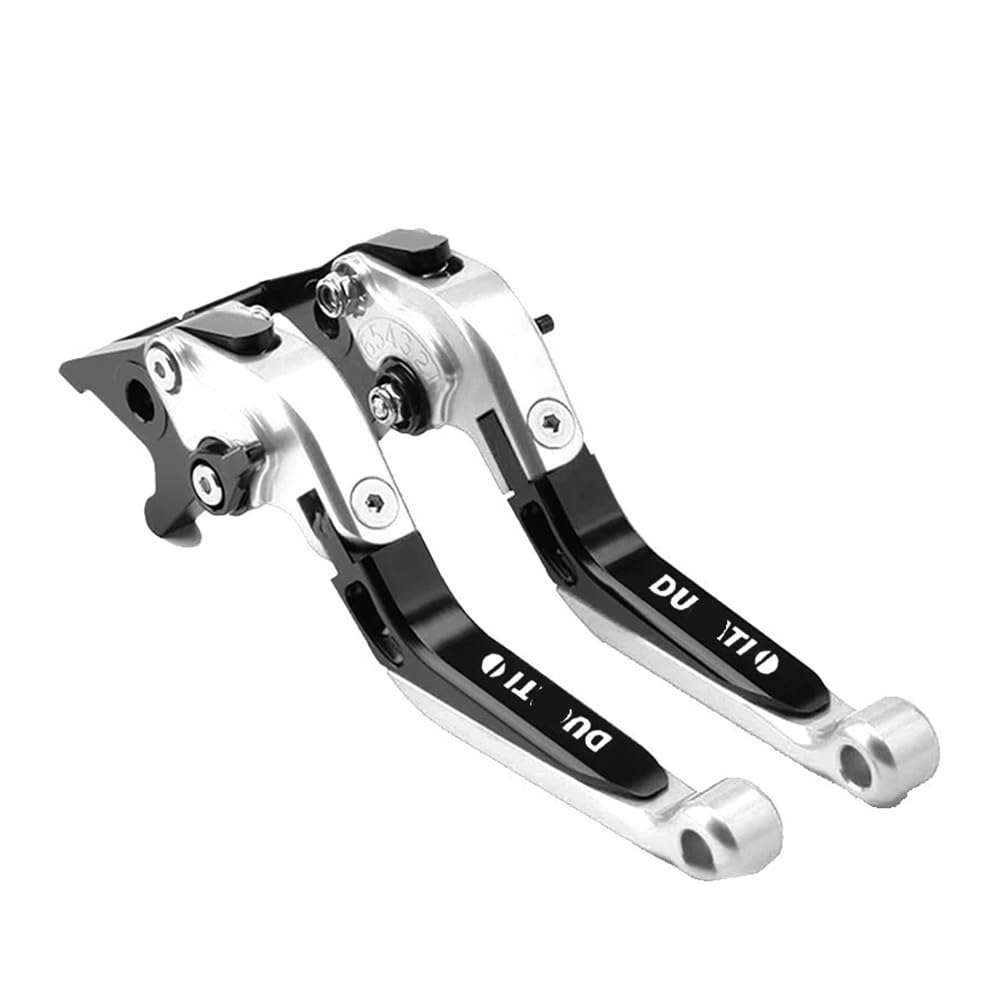 HENFDKPTV Brake Clutch Lever for Duc&ati Monster 821 797 Hypermotard 820 Multistrada 950 Motorcycle Clutch Lever Brake Extendable Foldable Handle Levers(Color 5)